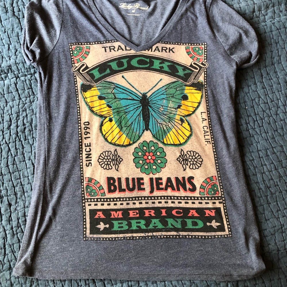 Lucky Brand Butterfly T•Shirt